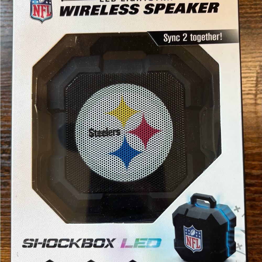 NFL Shockbox LED Speaker with Team Logo